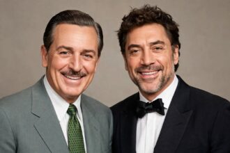Walt Disney and Javier Bardem