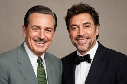 Walt Disney and Javier Bardem